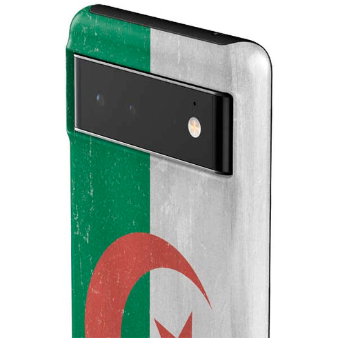 Algeria Flag Distressed Google Pixel 6 Case